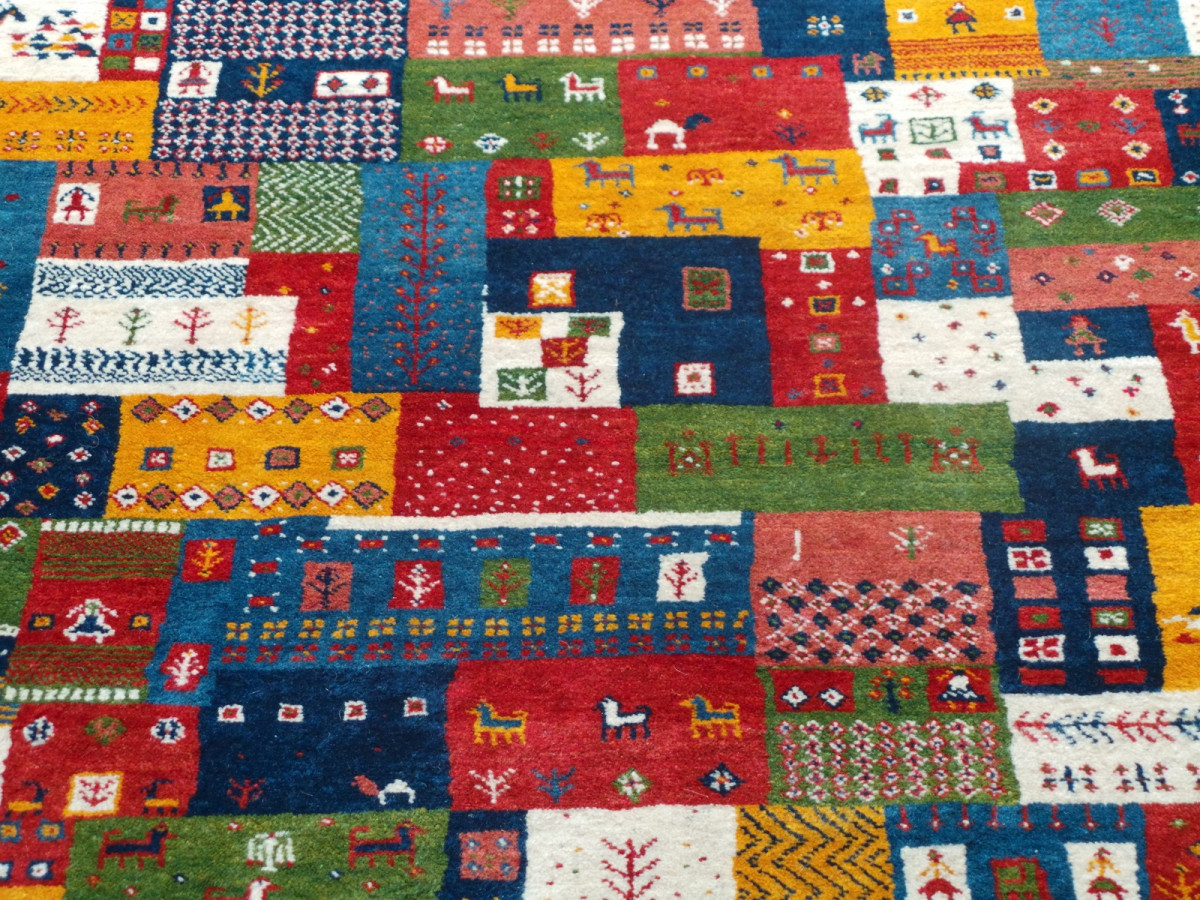 Persian Wool Gabbeh Rug PRG158 Persis Crafts